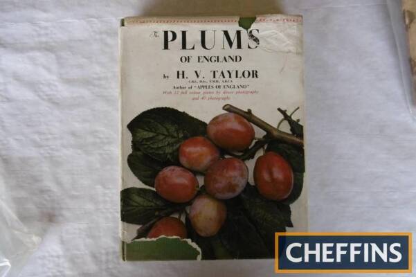 The Plums of England (1949 first edition), 32 colour plated by HV Taylor