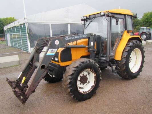 Renault Ceres 85X Generation II Tractor c/w Quicke 430 loader Reg. No. P952 RBX