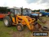 INTERNATIONAL diesel TRACTOR Fitted with front loader and Holman rear mounted compressor. Finished in yellow and showing 5,727 hours