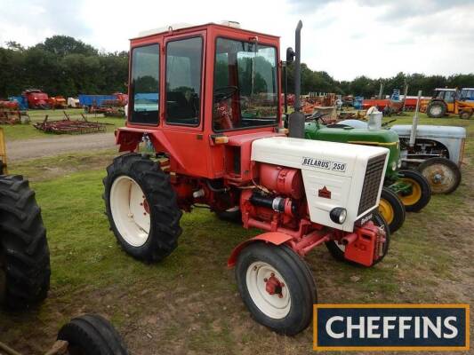 BELARUS 250 2cylinder diesel TRACTOROffered for sale with original sales leaflet