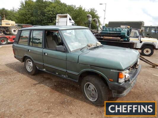 1988 RANGE ROVER petrol 4x4Reg. No. F648 MJFSerial No. 339745For spares or repair