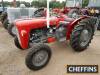 1960 MASSEY FERGUSON 35 3cylinder diesel TRACTOR Reg. No. VCJ 522 (expired) Serial No. SNM175103 Standing on 12.4x28 rear and 6.00x16 front wheels and tyres, this tractor has been fitted with new injectors, reconditioned pump, new full clutch pack, new wh