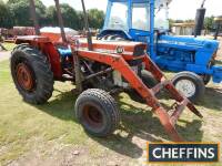 1969 MASSEY FERGUSON 165 4cylinder diesel TRACTOR Reg. No. OGV 814H Serial No. 577216 Fitted with loader frame and PUH and on 12.4-36 rear and 11.5-15 front wheels and tyres. No registration documents available