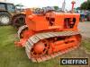 TRACK MARSHALL CRAWLER TRACTOR Fitted with drawbar and finished in orange, the vendor states this crawler to be in working order