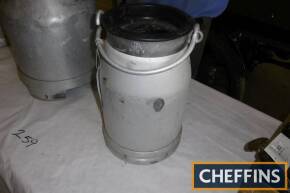 Aluminium milk can