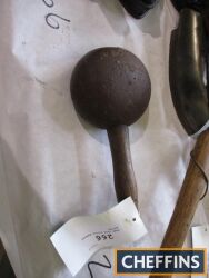 Cast iron collar makers mallet