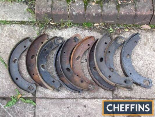 Assorted Ferguson brake shoes