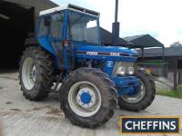 1989 FORD 5610 S.II diesel TRACTOR Reg. No. F230 ETH Serial No. BB90387 Fitted with an AP cab and showing just 3,284 hours on 16.9x34 rear 13.6x24 front wheels and tyres. No registration documentation is available but checks show an active registration nu