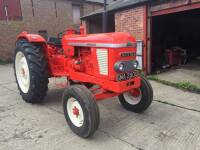 1968 NUFFIELD 4/65 4cylinder diesel TRACTOR Reg. No. GMA 240G Serial No. 6SN117535 Fitted with rear linkage, swinging drawbar on good tyres all round. Stated by the vendor to be fully restored with V5 available.