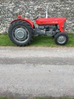 1964 MASSEY FERGUSON 65 MK.II Multi-Power 4cylinder diesel TRACTOR Reg. No. YHH 160B Serial No. SNDYW601826 Fitted with PUH and lights. A well presented example, on good tyres all round and V5C available