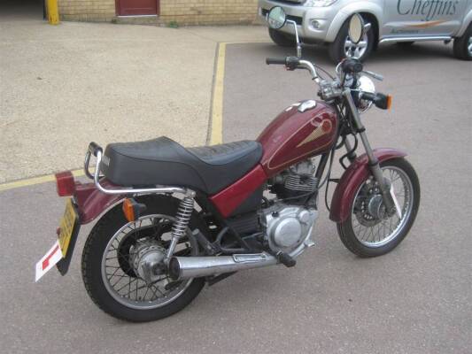 2000 124cc Yamaha SR125 Reg. No. W998 HRT VIN. JYA10F00000145405 Finished in black, last MOT expired 6/17, supplied with V5C and documents file