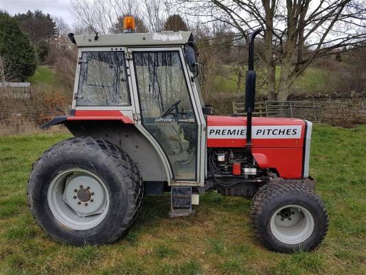 1995 MASSEY FERGUSON 362 4cylinder diesel TRACTORFitted with a 'Loprofile+' cab, grassland tyres all round and liveried for Premier Pitches. A late entry tractor with more details as they become available. V5C supplied.