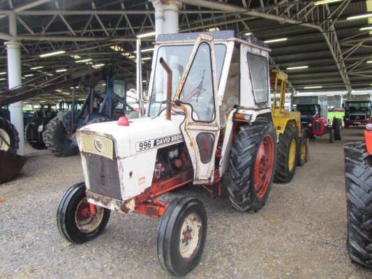 DAVID BROWN CASE 996 4cylinder diesel TRACTOR Serial No. 995/6/11071407 Fitted with 13.4/12x36 rear and new 6.00x16 front wheels and tyres. The vendor reports he has applied for a V5