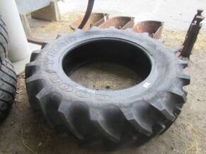 Unused original Goodyear radial tractor rear tyre