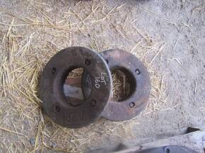Front wheel weights with FOMOCO badge