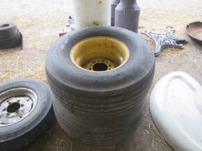 Two flotation tyres