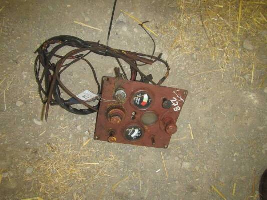 Nuffield switch control panel with clocks