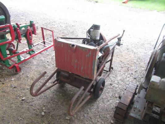 Old fire pump engine