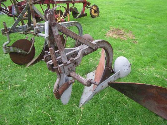 Ferguson single furrow plough with new wearing parts