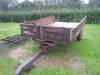 Wooden tipping trailer