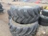 Pr. of 600x28 12 Stud Wheels to fit large John Deere