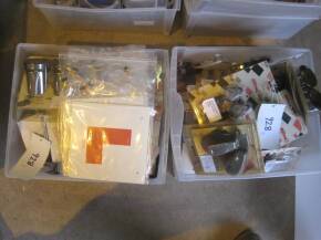Qty motorcycle indicators, L plates etc, NOS and used (2 boxes)
