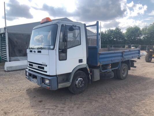 Ford Iveco 7.5 Ton Tipper Lorry c/w registration documents No MOT Reg. No. GN53 CHK