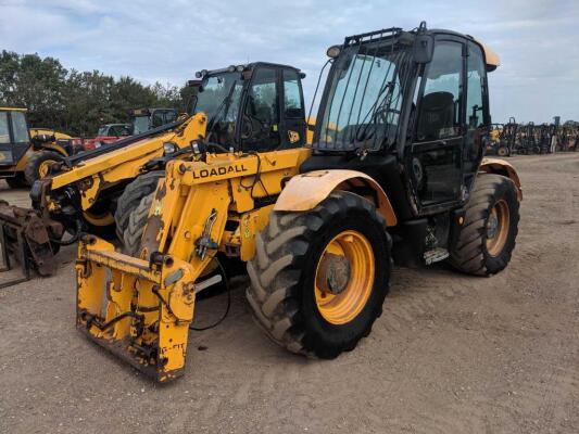 2009 JCB 531-70 Agri Super Telehandler c/w Q-Fit hyd locking, puh Reg. No. KX58 BTY Ser. No. JCB5TARJC81513920