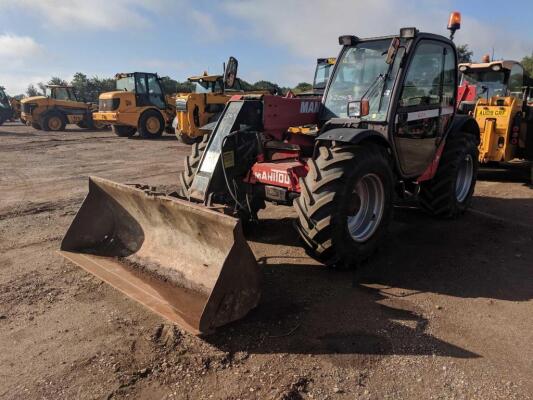 2005 Manitou 627 Telehandler Reg. No. VX05 TKO Ser. No. 212706