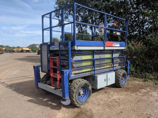 Skyjack SJ7135 Kubota Diesel 4x4 c/w hydraulic sliding deck, out riggers Ser. No. 340001