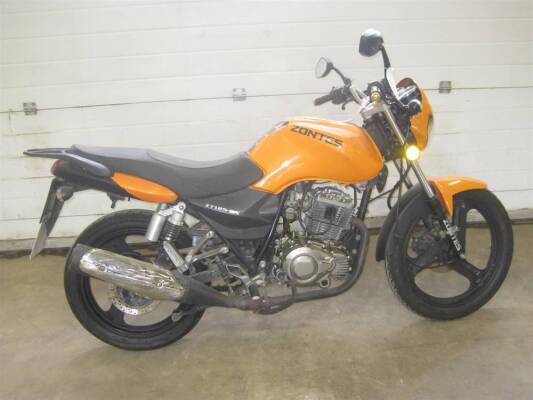 2012 125cc Zontes Panther Reg. No. EU12 JXR VIN. LD3PCJ6J2C1307806 Finished in orange, supplied with V5C and documents file