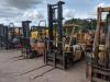 Komatsu FD30 3 Ton Forklift c/w pallet tines Ser. No. 286344 Hours: 7331