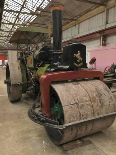 1923 Aveling & Porter 10t F Type steam Roller. No. 10025Double crank compoundStated to be mechanically sound and supplied with a current boiler certificate, the last hydraulic test was only recemntly carried out in June 2017Estimate £30,000 - £35,000