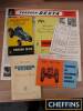 Fordson Dexta instructions, chart, repair charges, together with Fordson Major instruction book and repair charges