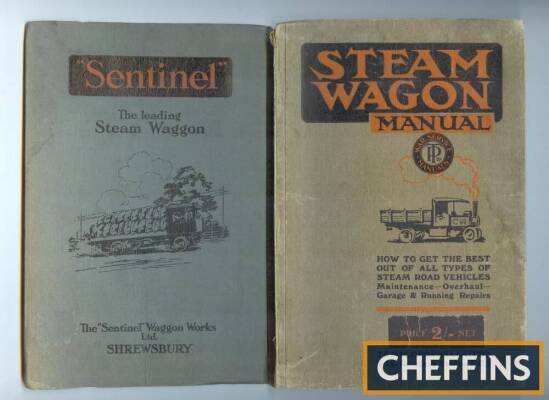Steam wagon manual, Temple Press 1918, contains numerous steam wagon and accessories advertisements
