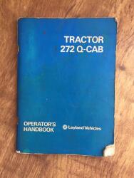 Leyland 272 tractor Q-Cab operators manual