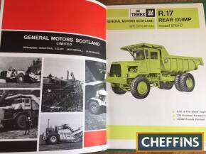 Terex General Motors Scotland - dumper track, crawler tractor, scrapers and grader brochures