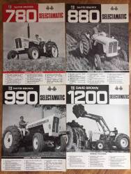 David Brown Selectamatic tractor brochures