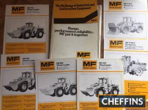 Massey Ferguson wheeler loader brochures and folder