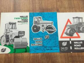 Wallis road roller brochures