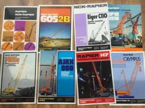 Ransomes & Rapier and NCK Rapier cranes and excavator brochures