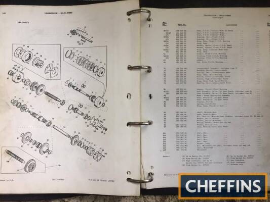 Massey Ferguson 65 tractor parts manual