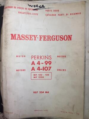 Qty of Massey Ferguson Perkins engine manuals