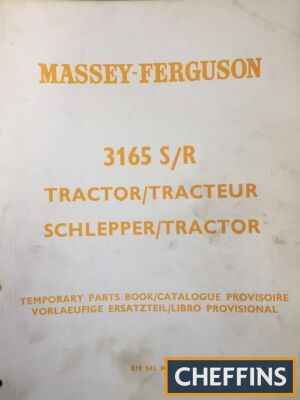 Massey Ferguson 3165 S & R industrial tractor manual