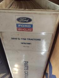 Ford tractor 2600 to 7700 parts manual