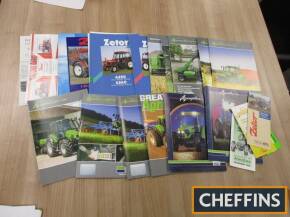 Deutz-Fahr, Zetor, a large qty of agricultural tractor brochures and leaflets etc. (26)