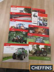 Valtra, a qty of agricultural tractor brochures and leaflets, to include the T series etc. (11)