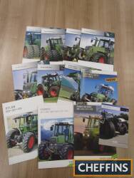 Fendt, a qty of agricultural tractor range brochures and leaflets etc. to include 900 series (12)