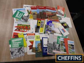 A large qty of implement and machinery brochures and leaflets to include Lemken, Kuhn etc. (1969 onwards)