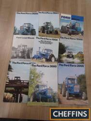 Ford, a qty of agricultural tractor brochures and leaflets etc. to include Ford Force 2-8000 (9), 1972-1974